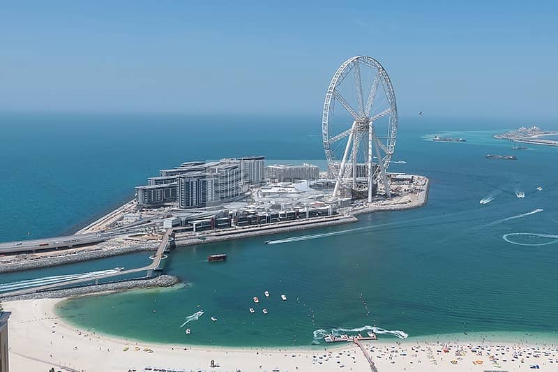 Upgraded 2BR Panoramic JBR Beach Skyline