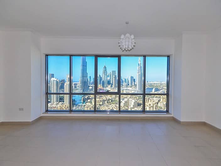 Exclusive 3BR+M | Burj and Fountain Views | Vacant Exclusive 3BR+M | Burj and Fountain Views | Vacant