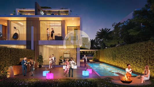 5 Bedroom Villa for Sale in DAMAC Hills 2 (Akoya by DAMAC), Dubai - Night View. jpg