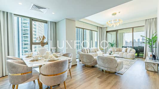 3 Bedroom Apartment for Rent in Za'abeel, Dubai - Fully Furnished | Burj View | Excellent Location
