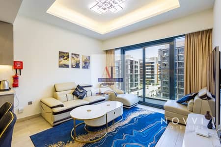 2 Schlafzimmer Wohnung zum Miete in Meydan, Dubai - living-room-1. jpg 2 Schlafzimmer Wohnung zum Miete in Meydan, Dubai - living-room-1. jpg