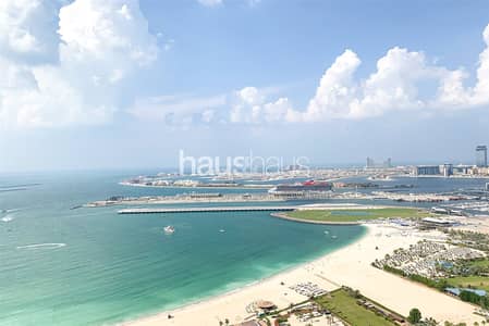2 Bedroom Apartment for Rent in Jumeirah Beach Residence (JBR), Dubai - Full Sea View | Expansive Balcony | Prime Location