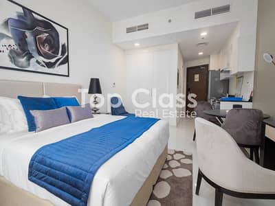 Hotel Apartment for Rent in DAMAC Hills 2 (Akoya by DAMAC), Dubai - Furnished Studio | 4 Cheques | Park View