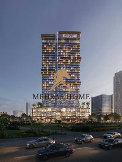 Studio for Sale in Jumeirah Village Triangle (JVT), Dubai - FrontElevationDusk-J. jpg Studio for Sale in Jumeirah Village Triangle (JVT), Dubai - FrontElevationDusk-J. jpg