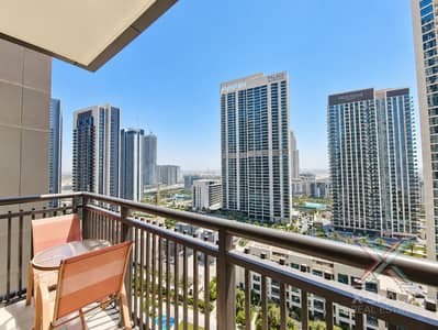 1 Bedroom Flat for Rent in Dubai Creek Harbour, Dubai - Fully Furnished 1BR | Community View | Vacant