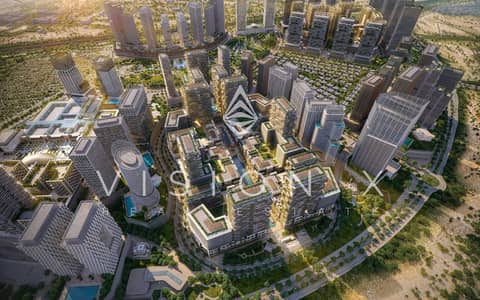 Studio zum Verkauf in Azizi Milan, Dubai - District - Canal. jpg Studio zum Verkauf in Azizi Milan, Dubai - District - Canal. jpg