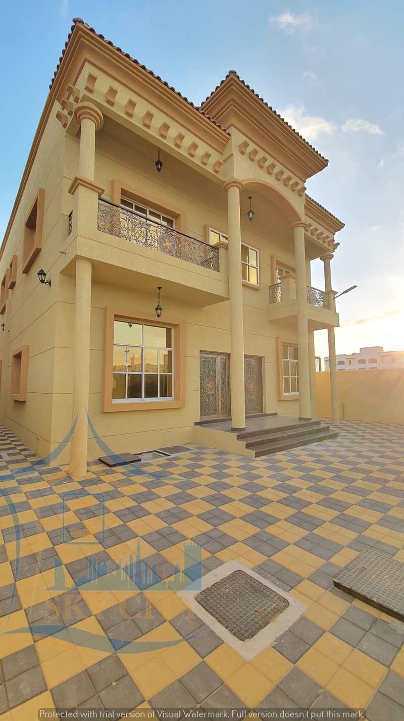 For sale villa large building area without down payment first super deluxe finishing