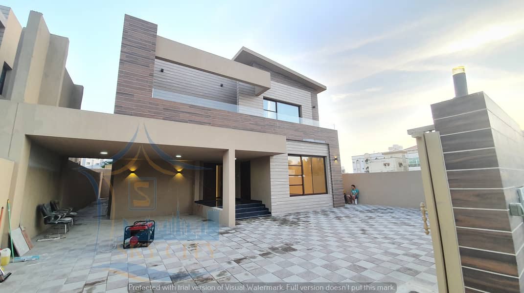 Modern villa at an attractive price large area without down payment first Spanish finishing