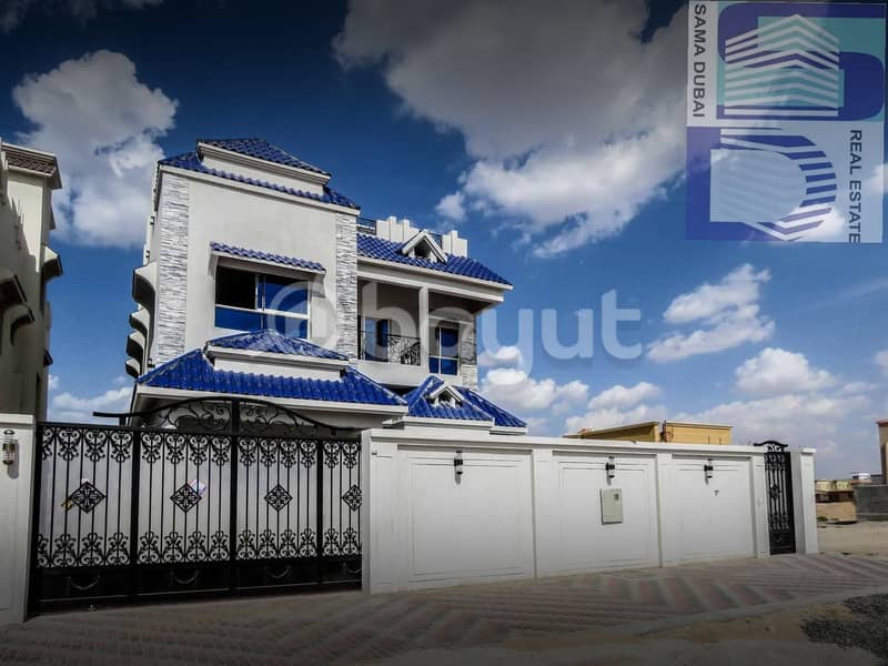 New villa with two floors in Ajman - finishing Super Deluxe: -