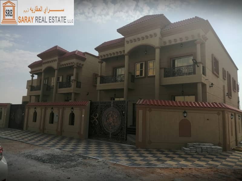 Villa a large space and sophisticated design of freehold for all nationalities in the finest areas of Ajman and close to all services