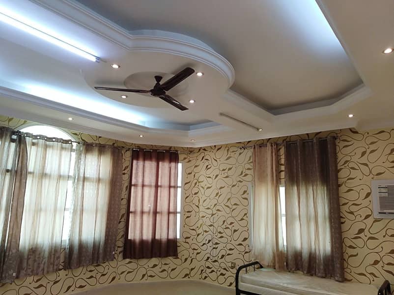 A clean villa for rent in Ajman, Ar Rawdah, near Abaya Circle