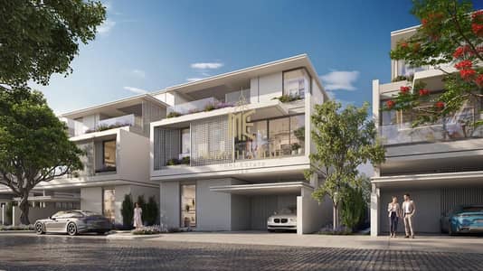 Umm Fanain， 夏尔迦 4 卧室联排别墅待售 - azizi-florence-family-townhouse-street. jpg