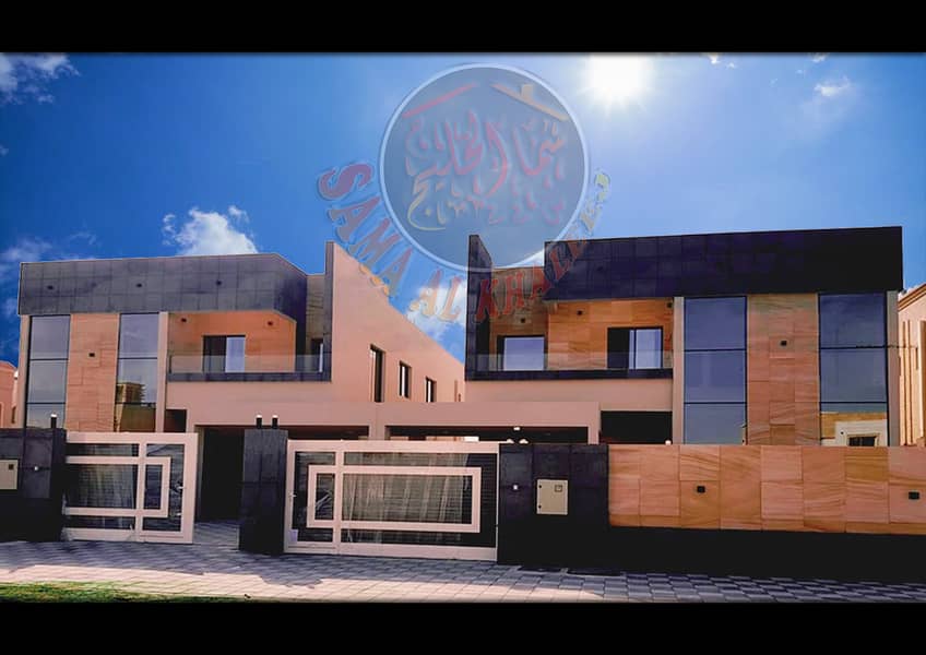 New villa with modern design and upscale interiors for sale