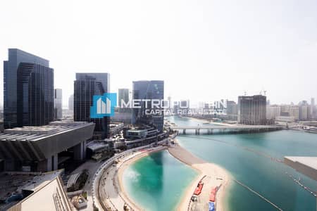 1 Bedroom Flat for Rent in Al Maryah Island, Abu Dhabi - Canal View | Next To Corner 1BR | Vacant Unit 1 Bedroom Flat for Rent in Al Maryah Island, Abu Dhabi - Canal View | Next To Corner 1BR | Vacant Unit