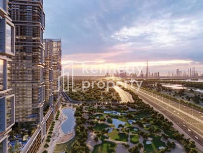 شقة 3 غرف نوم للبيع في شوبا هارتلاند، دبي - Side Shot - Dusk (1). jpg. jpg