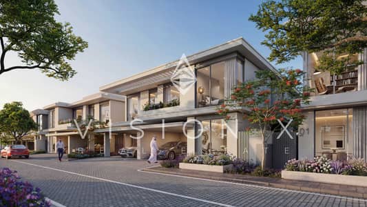 Umm Fanain， 夏尔迦 4 卧室联排别墅待售 - Townhouse_4plex A_Front Street View_8K. jpg