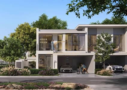 4 Bedroom Townhouse for Sale in The Valley by Emaar, Dubai - townhouse-facade. jpg. jpeg