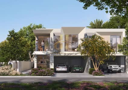 4 Bedroom Townhouse for Sale in The Valley by Emaar, Dubai - townhouse-street. jpg. jpeg
