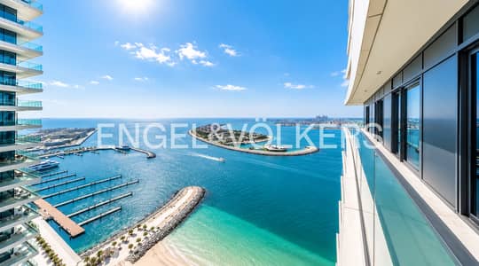 1 Bedroom Flat for Rent in Dubai Harbour, Dubai - Unfurnished I Vacant I Palm View