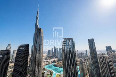 3 Bedroom Apartment for Rent in Downtown Dubai, Dubai - Forte Specialist | Burj Khalifa View | Maid's Room
