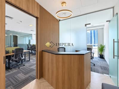 Office for Rent in Business Bay, Dubai - FURNISHED | PARTITIONED | METRO | EJARI| READY Office for Rent in Business Bay, Dubai - FURNISHED | PARTITIONED | METRO | EJARI| READY