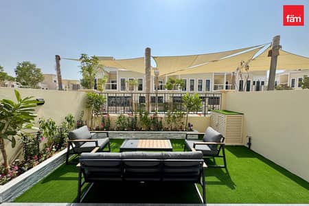 4 Bedroom Townhouse for Rent in DAMAC Lagoons, Dubai - Single Row | Park Facing | Beautiful Landscaping