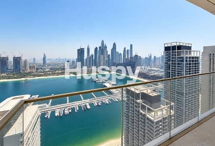 2 Bedroom Flat for Sale in Dubai Harbour, Dubai - Palm Views | Corner Layout | High Floor
