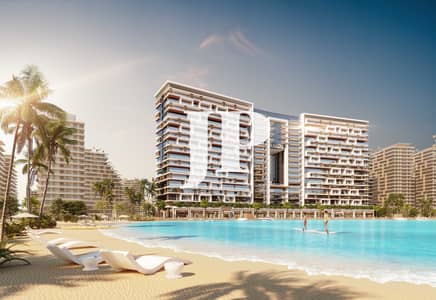 Studio for Sale in Dubai South, Dubai - Dubai South_Azizi Venice_B 001_Beach View Day_03. jpg