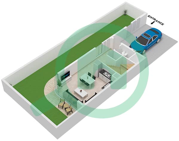 Type C Unit Corner Floor Ground