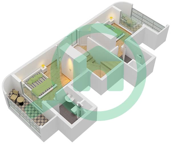 Type C Unit Corner Floor First