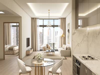 Studio for Sale in Dubai South, Dubai - Riviera_42_LivingRoom_KItchen_low res. jpg
