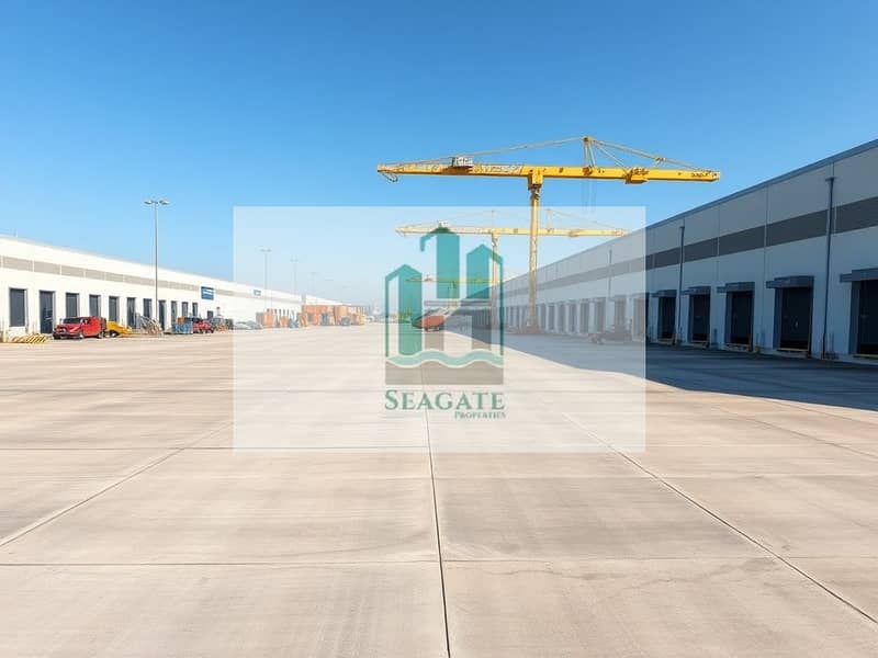 2 A_vast_empty_industrial_area_set_during_daytime_featuring_modern_warehouses_and_loading_docks. _The_concrete_surface_is_clean_and_smooth_highlighting_the_spaciousness_of_the_plot. _The_background_includes_various_i (1). jpeg