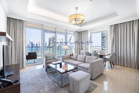 2 Bedroom Flat for Rent in Downtown Dubai, Dubai - Burj Khalifa View| Fully Furnished| Luxury