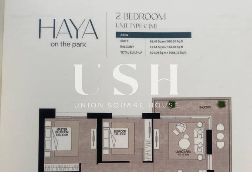 11 Hayat on the Park 1016- Floor Plan. jpg