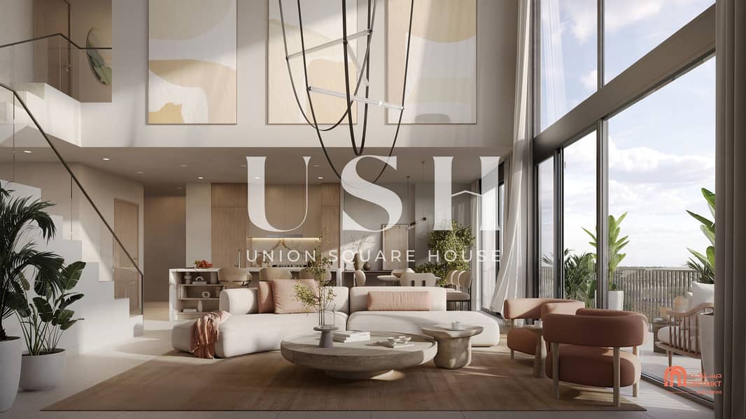 7 DISTRIKT Ghaf Woods_3BD Penthouse Living Room. jpg