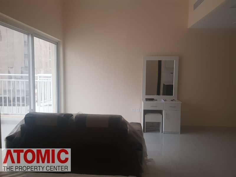 Very Nice And Brand New  Semi Furnished Studio With Huge Balcony For Rent In Al Warsan -04 ( CALL NOW )