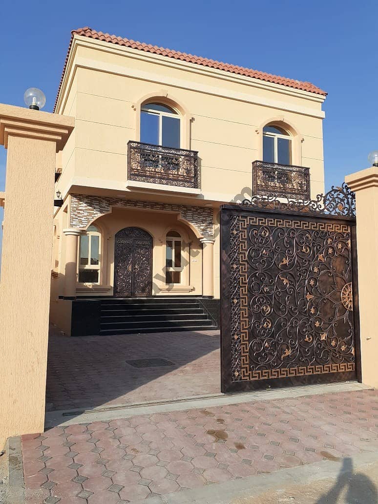For rent villa in Ajman, Jasmine, very excellent, Super Deluxe finishes, a very excellent location, all services are available