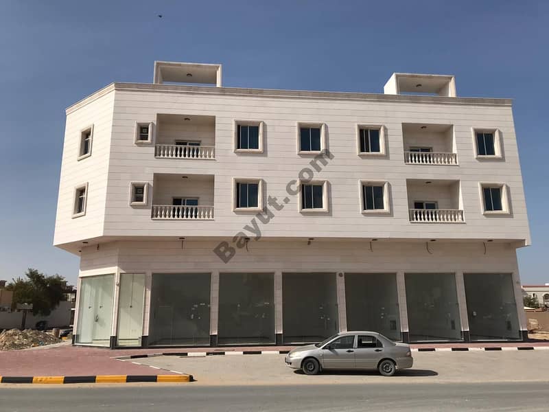 For sale commercial residential building on the neighbor street, the site of Al-Rawda 1 close to the services and Sheikh Mohammed bin Zayed Street