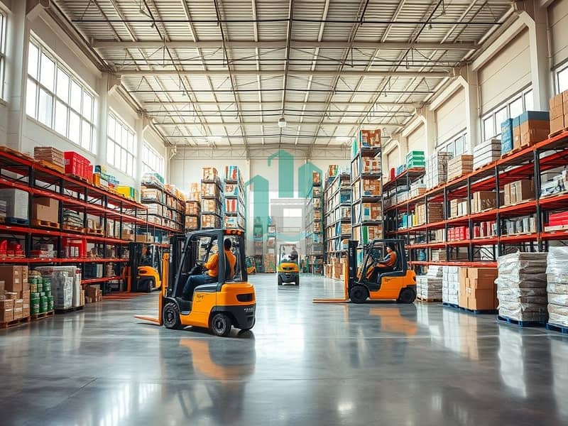 6 An_interior_view_of_a_modern_warehouse_showcasing_a_wide_open_space_filled_with_shelves_stacked_with_various_goods. _The_ceiling_is_high_with_industrial_lighting_and_there_are_several_forklifts_in_motion_transporting_. jpeg