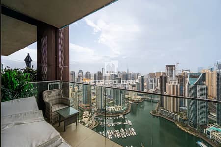 1 Bedroom Apartment for Sale in Dubai Marina, Dubai - High Floor | Full Marina View | Fully Furnished