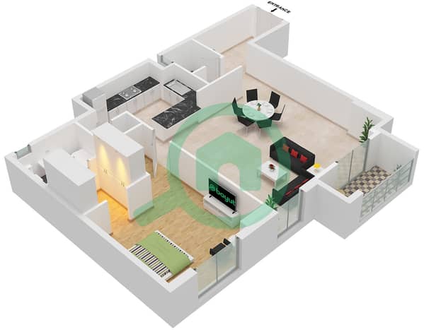 Type J10 Unit 3,5-6,8 Floor 3-14
Unit 1,3-4,6 Floor 15 Type J10 Unit 3,5-6,8 Floor 3-14
Unit 1,3-4,6 Floor 15