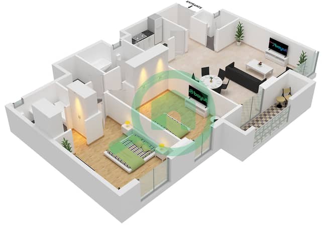 Type J20 Unit 3-4 Floor 16-28
Unit 5-6 Floor 16-27
Unit 1-2 Floor 28 Type J20 Unit 3-4 Floor 16-28
Unit 5-6 Floor 16-27
Unit 1-2 Floor 28