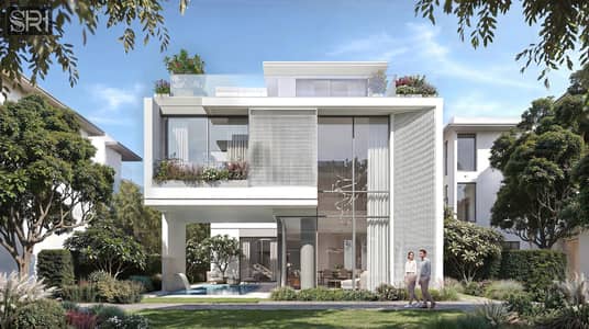5 Bedroom Villa for Sale in Umm Fanain, Sharjah - Villa 5BR_V1_Backyard View Day_8K. jpg 5 Bedroom Villa for Sale in Umm Fanain, Sharjah - Villa 5BR_V1_Backyard View Day_8K. jpg