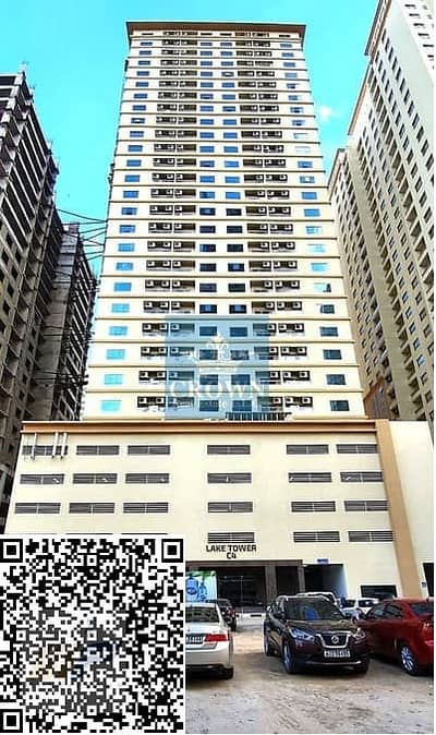 1 habitación Apartamento para en Venta en Emirates Lake Towers, Ajman - LAKE C4 QR1. jpg