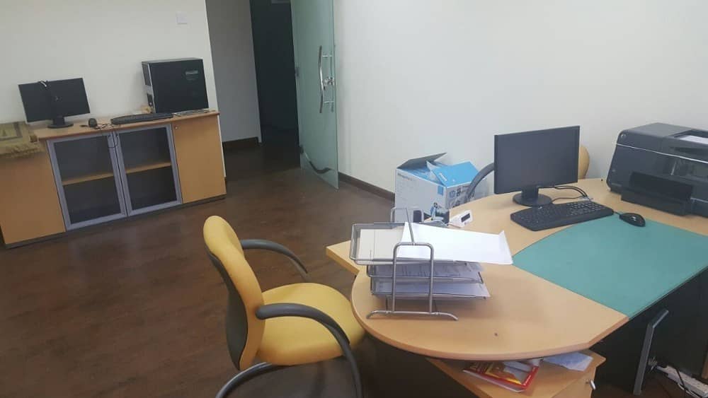 Gulf Tower small office only few available with facilities EJRARI ready separate office furnished se