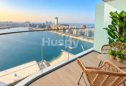 1 Schlafzimmer Wohnung zum zur Miete in Dubai Harbour, Dubai - Wohnung in Dubai Harbour，Emaar Beachfront，Palace Beach Residence，Palace Beach Residence Tower 2, 1 schlafzimmer, 150000 AED - 16470602
