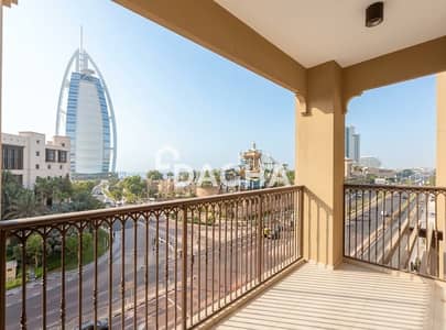4 Bedroom Apartment for Rent in Madinat Jumeirah Living, Dubai - Burj Al Arab View | Furnished | Stunning 4BR+Maids