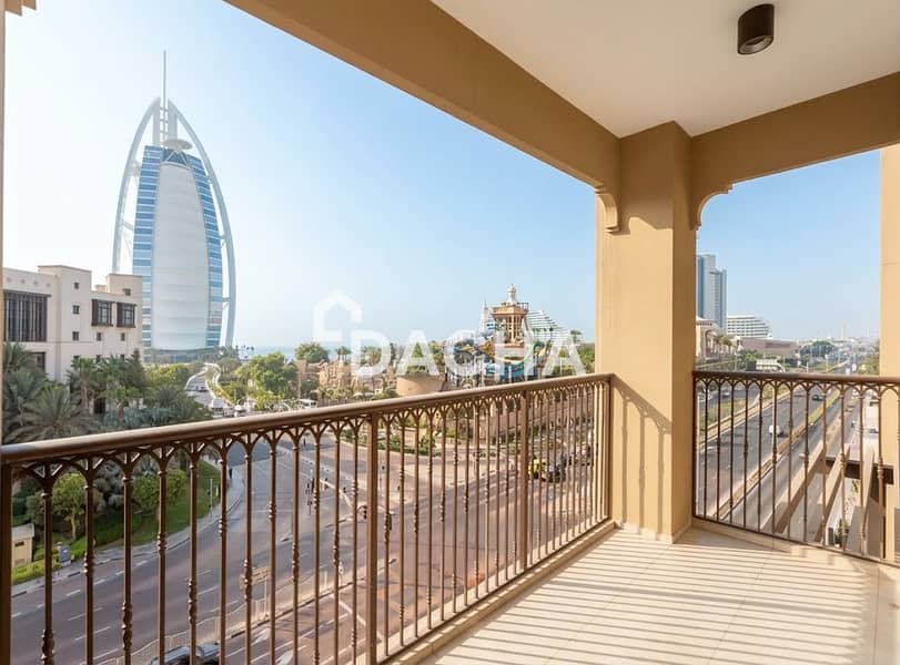 Burj Al Arab View | Furnished | Stunning 4BR+Maids Burj Al Arab View | Furnished | Stunning 4BR+Maids