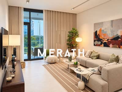 فلیٹ 2 غرفة نوم للبيع في دبي الجنوب، دبي - 14-living-room-angle. png