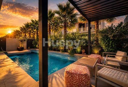 4 Bedroom Villa for Sale in Jumeirah Golf Estates, Dubai - Corner Plot | Temp Controlled Pool | Garden